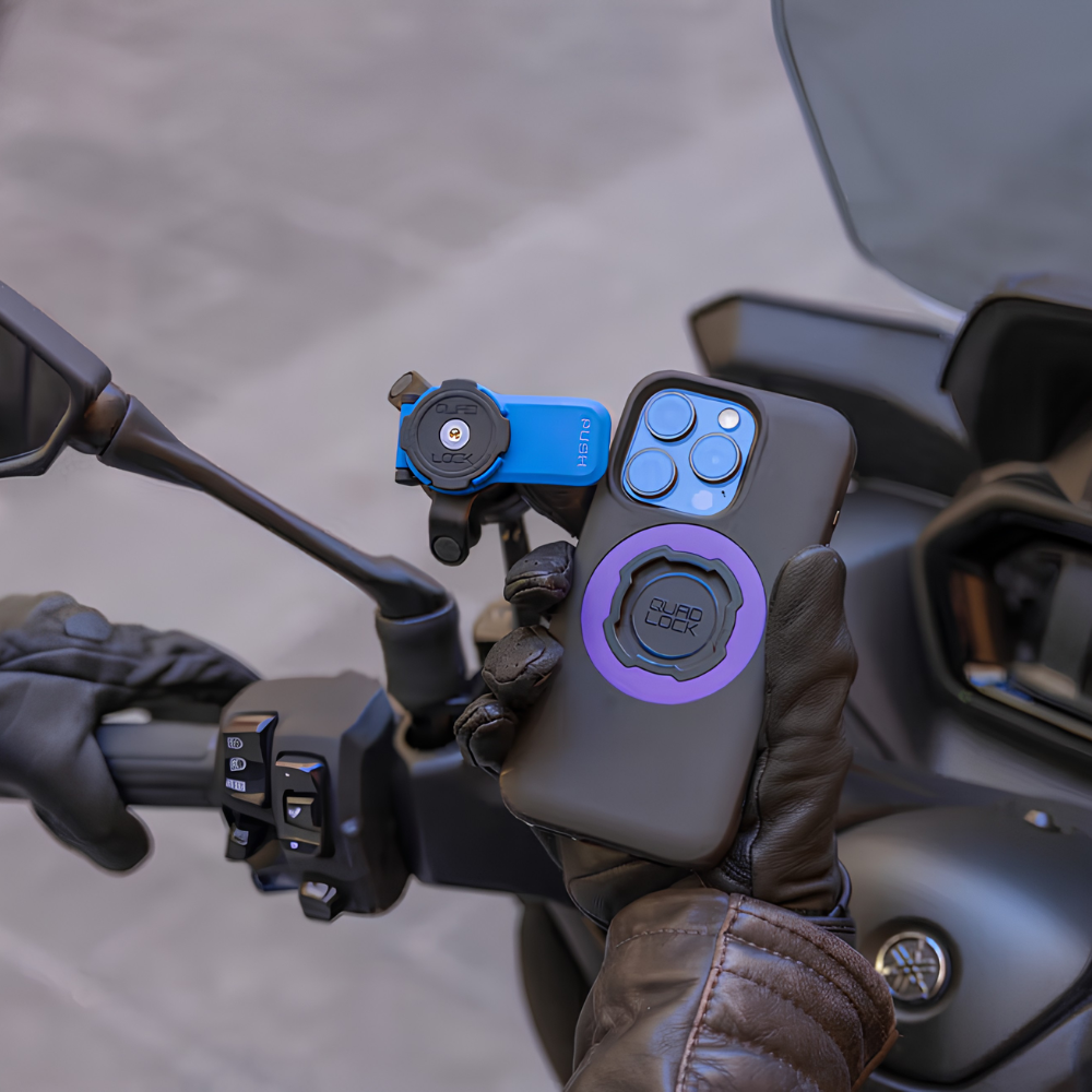 Quad Lock Motorcycle Mirror Stem Mount