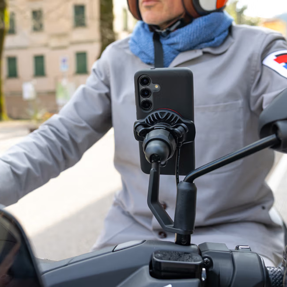 Quad Lock Motorcycle Mirror Stem Mount