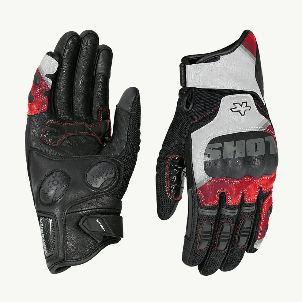 ViaTerra Holeshot Pro Semi-Gauntlet Riding Gloves