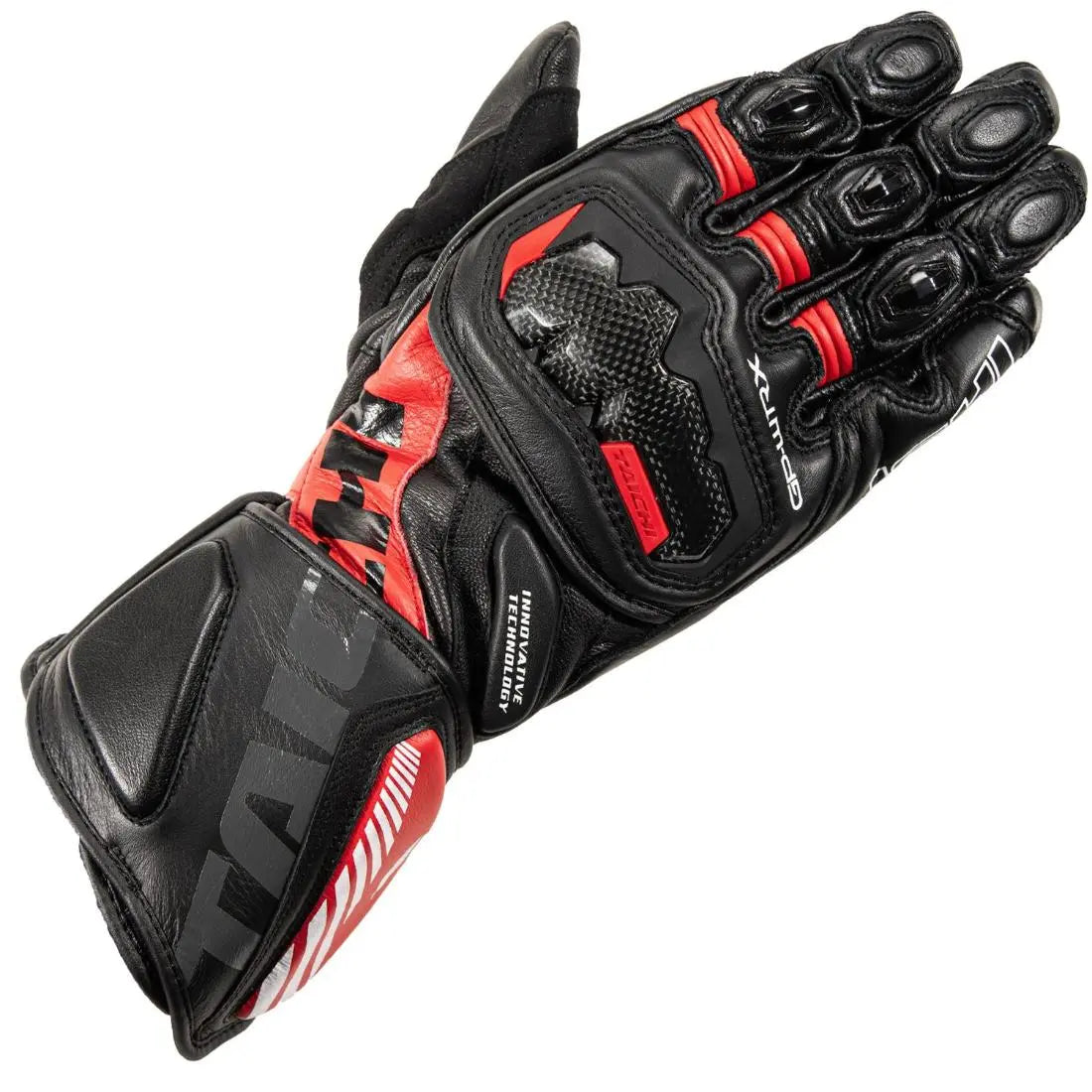 RS Taichi GP-WRX Racing Gloves Black Red sport bike leather gloves