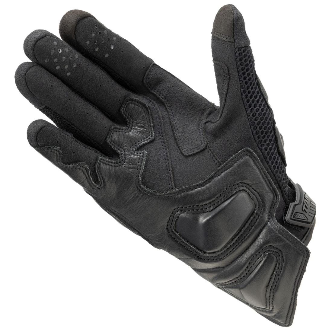 RS Taichi WRX Pro Air Gloves All Black mesh street bike protective gloves