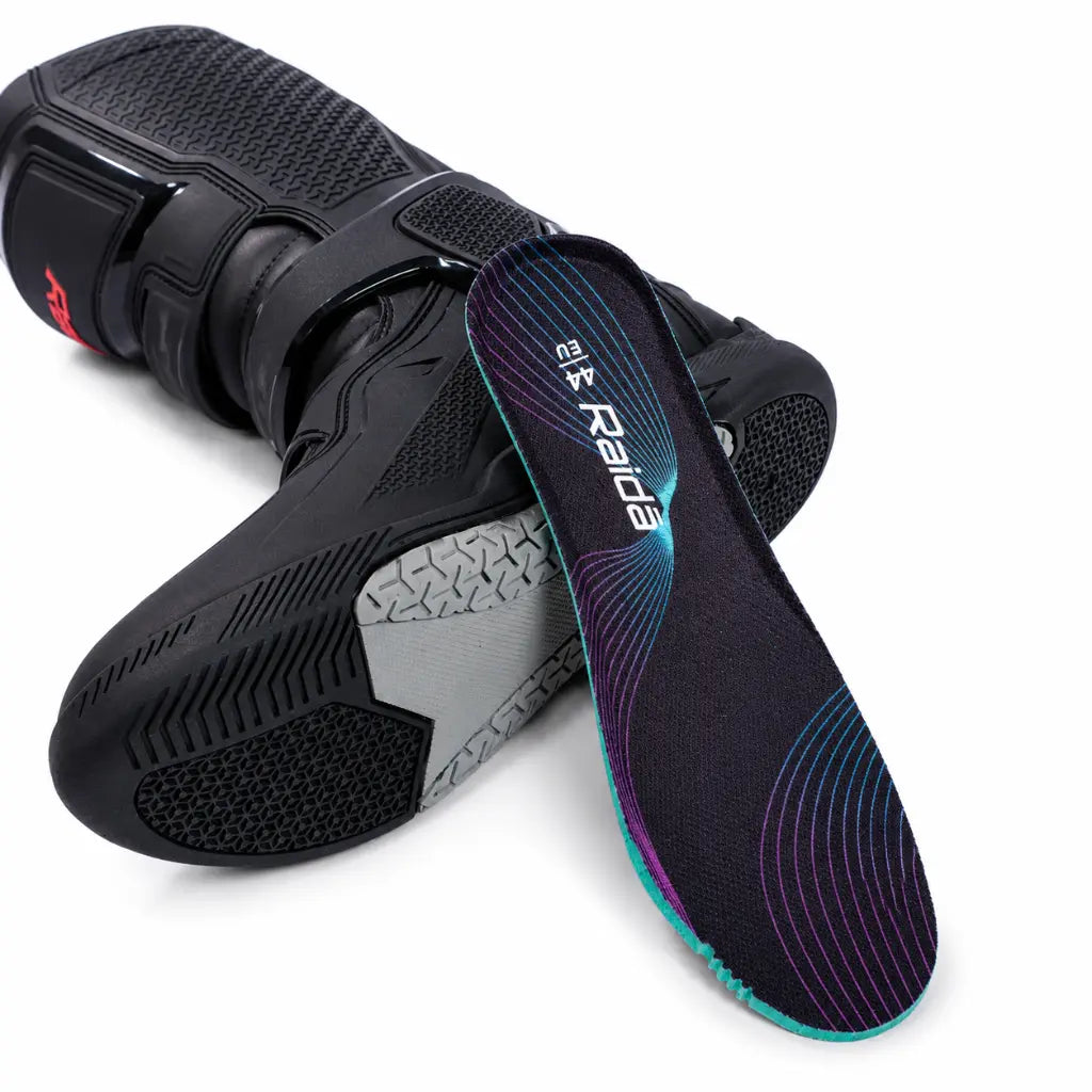 Raida TrailCraft V2 boots with TPU gear shift protection panel