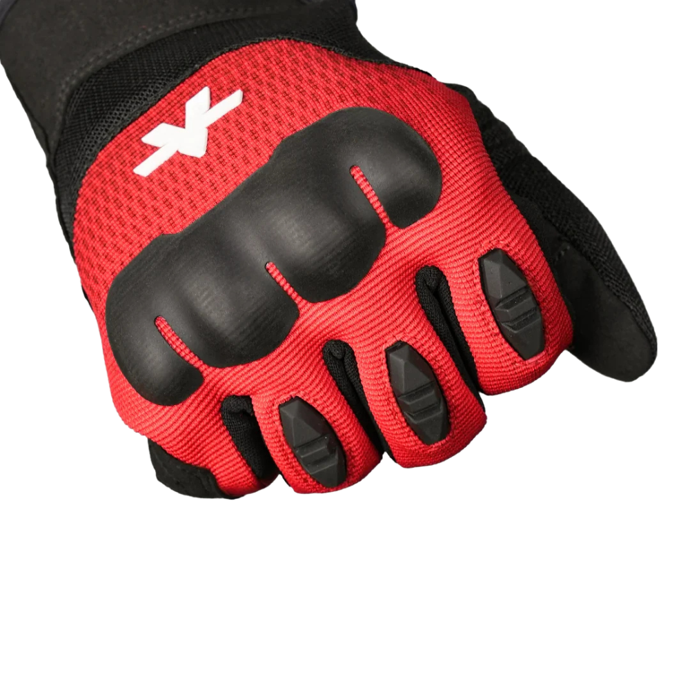 Viaterra Miller red riding glove with hard knuckle protector