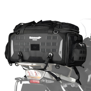 Rhinowalk MJX2003BK 50–70L black motorcycle touring seat bag