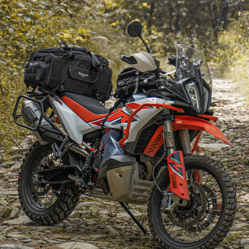 Rhinowalk Mechanic Series motorcycle seat bag with rain cover