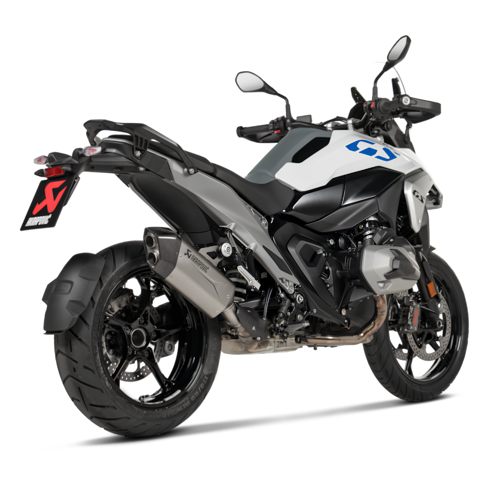 BMW R 1300 GS Akrapovič Titanium Muffler with Carbon Fibre End Cap