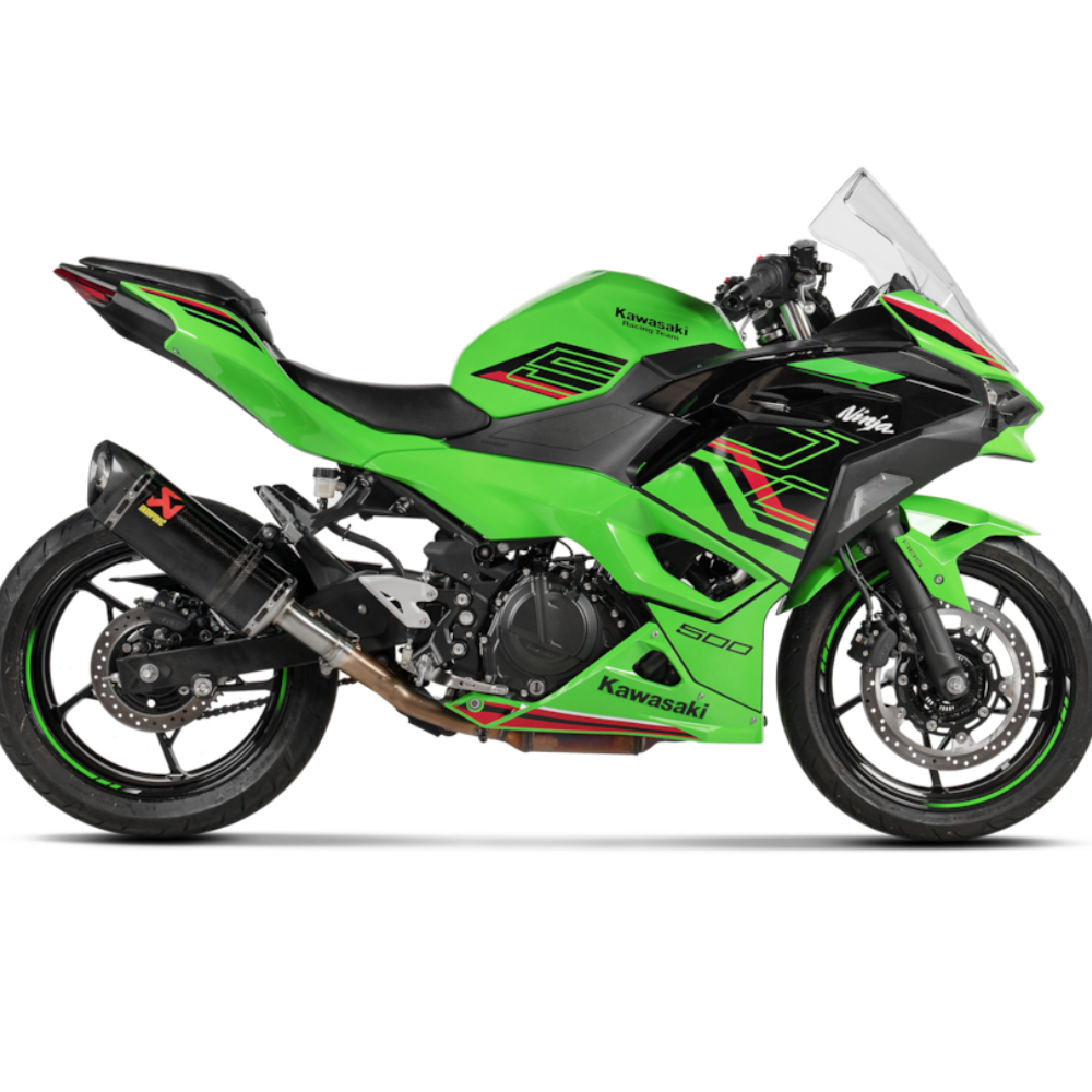 Akrapovič S-K4SO6-APC Carbon Fibre Slip-On Exhaust for Ninja 500 Z500