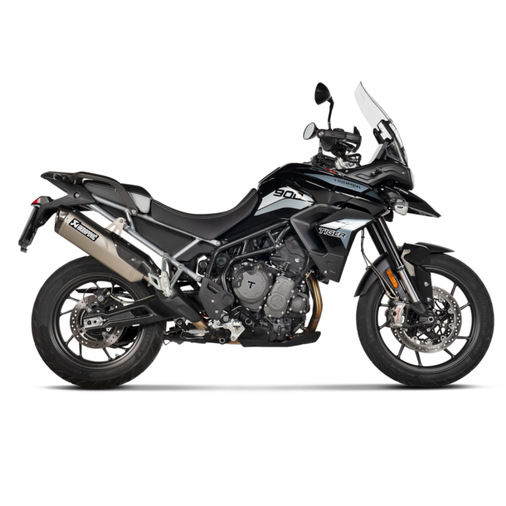 Akrapovič Titanium Slip-On Exhaust Triumph Tiger 850 900 side view