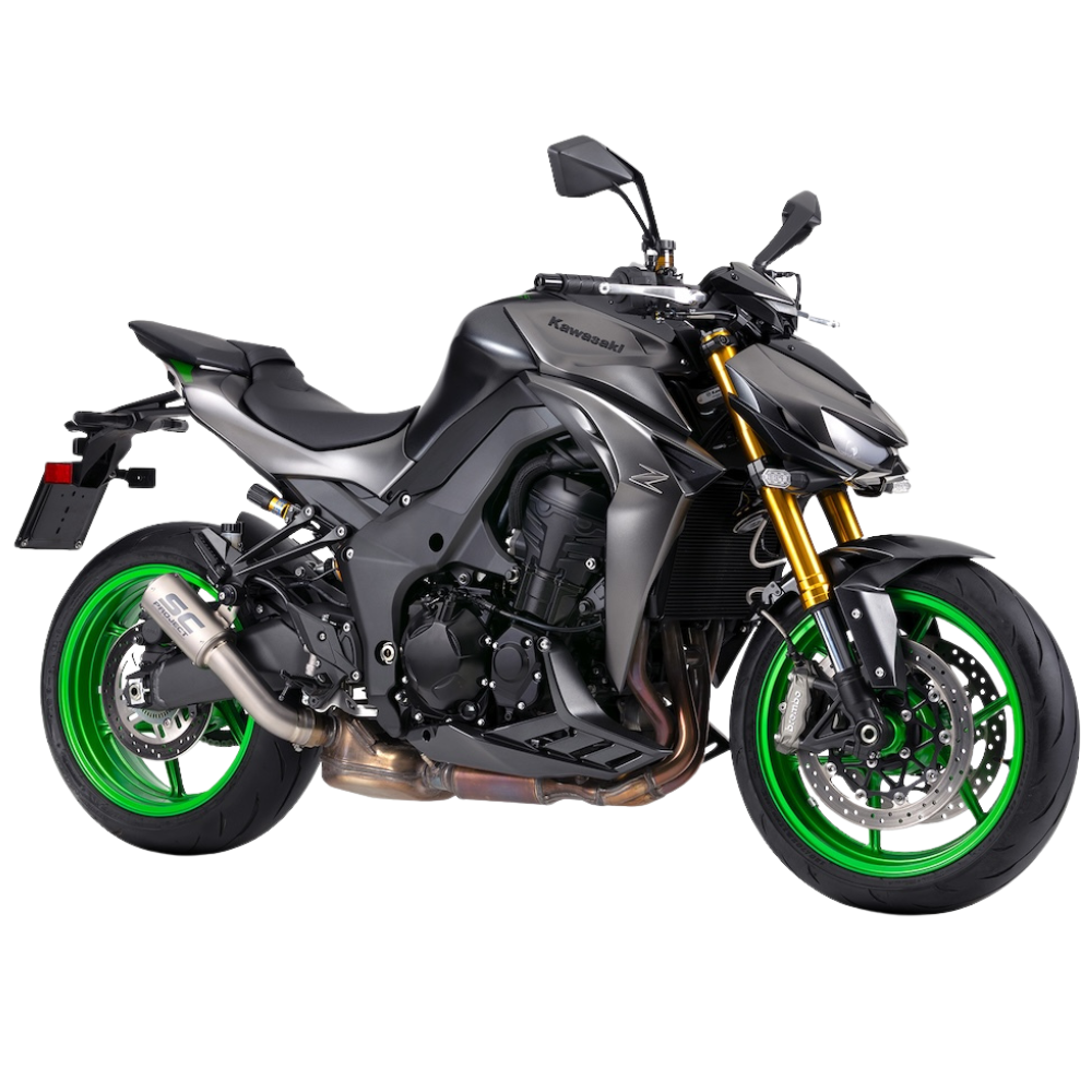 SC-Project CR-T titanium muffler with stoneguard grid