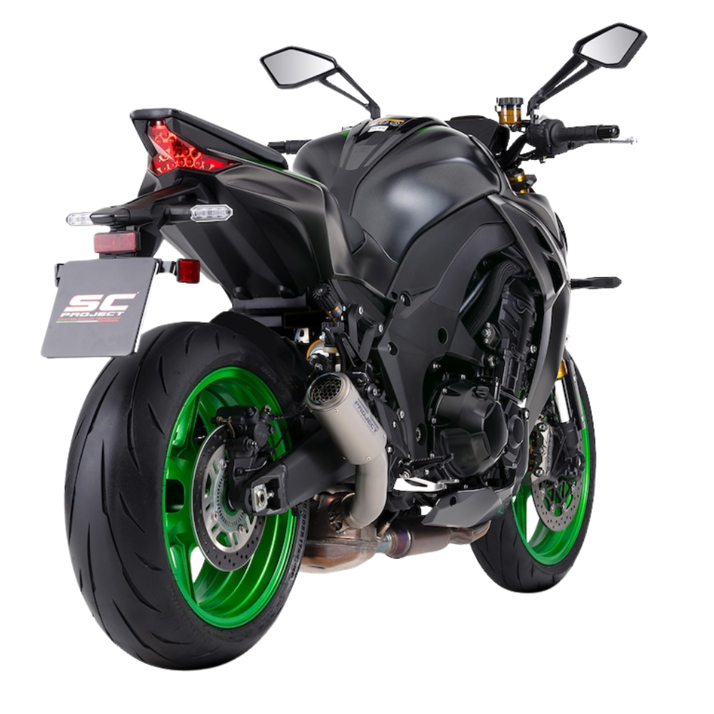 SC-Project CR-T exhaust titanium body and laser-etched logo