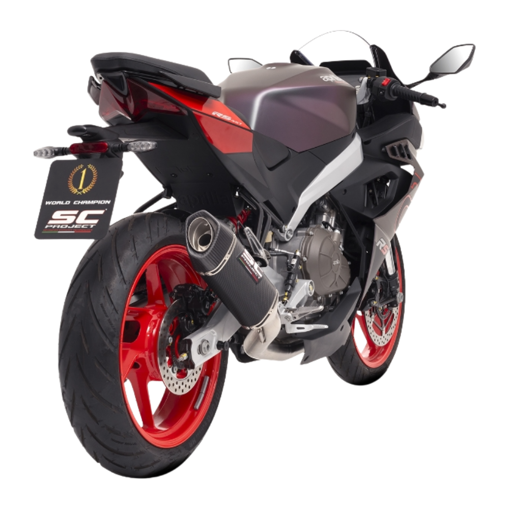 Aprilia RS 457 SC-Project 2-1 full exhaust system with stainless steel headers