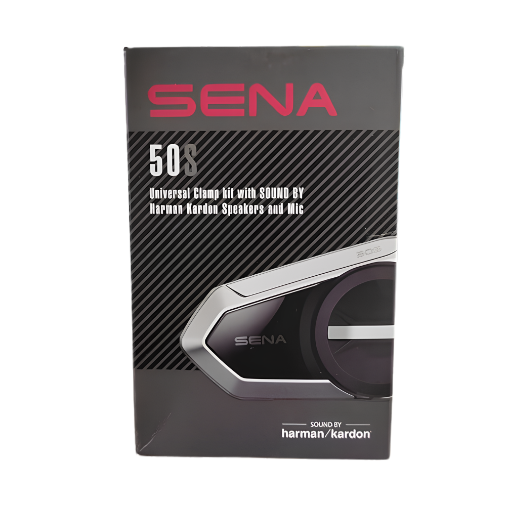 SENA 50S Universal Helmet Clamp Kit with Harman Kardon Speakers and Boom Mic