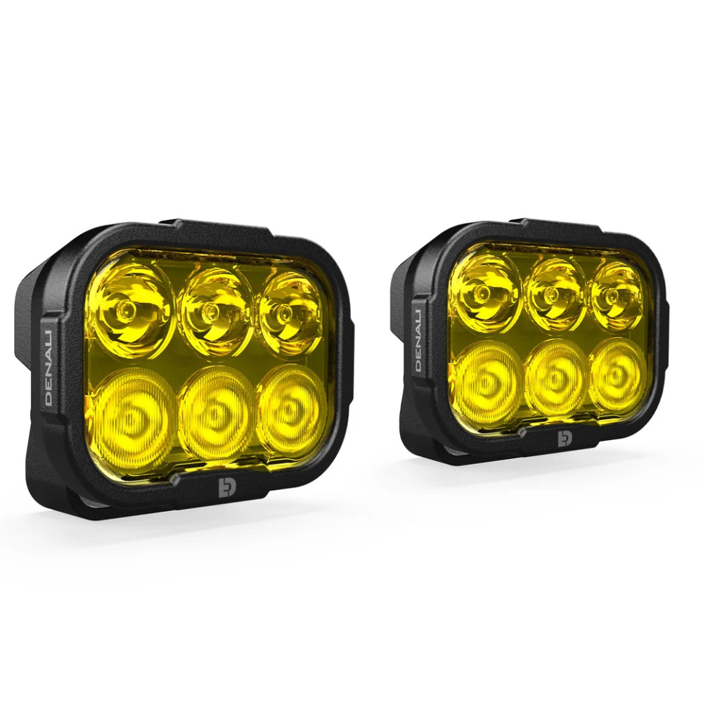 DENALI DL6 Driving Lights 10,200 Lumens with DataDim – Selective Yellow Pair