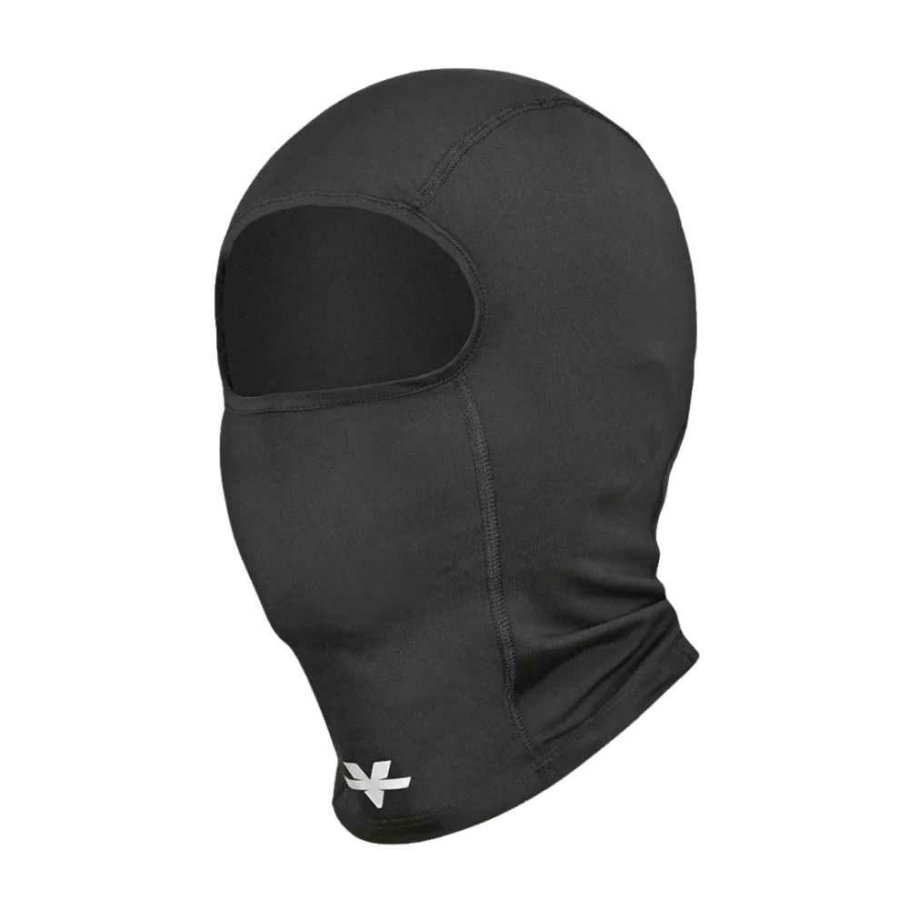 Viaterra B100 Helmet Balaclava Front Three-Quarter View in Black | 6KIOM