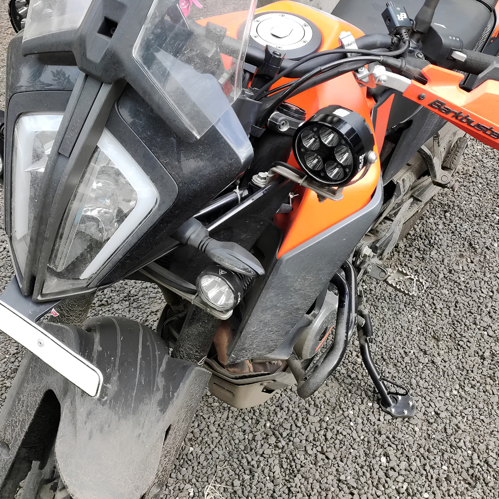 SAE 304 stainless steel side stand extender for KTM Adventure 390