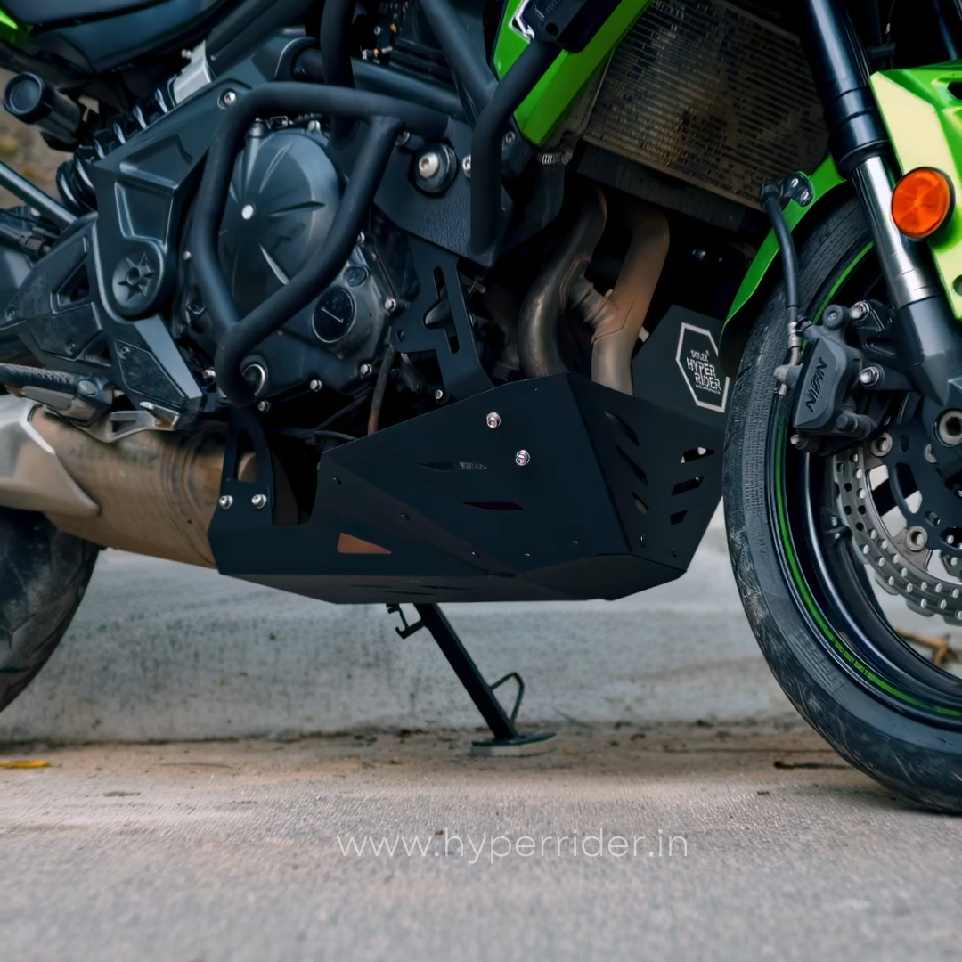 Kawasaki Versys 650 side stand extender shoe for stable parking