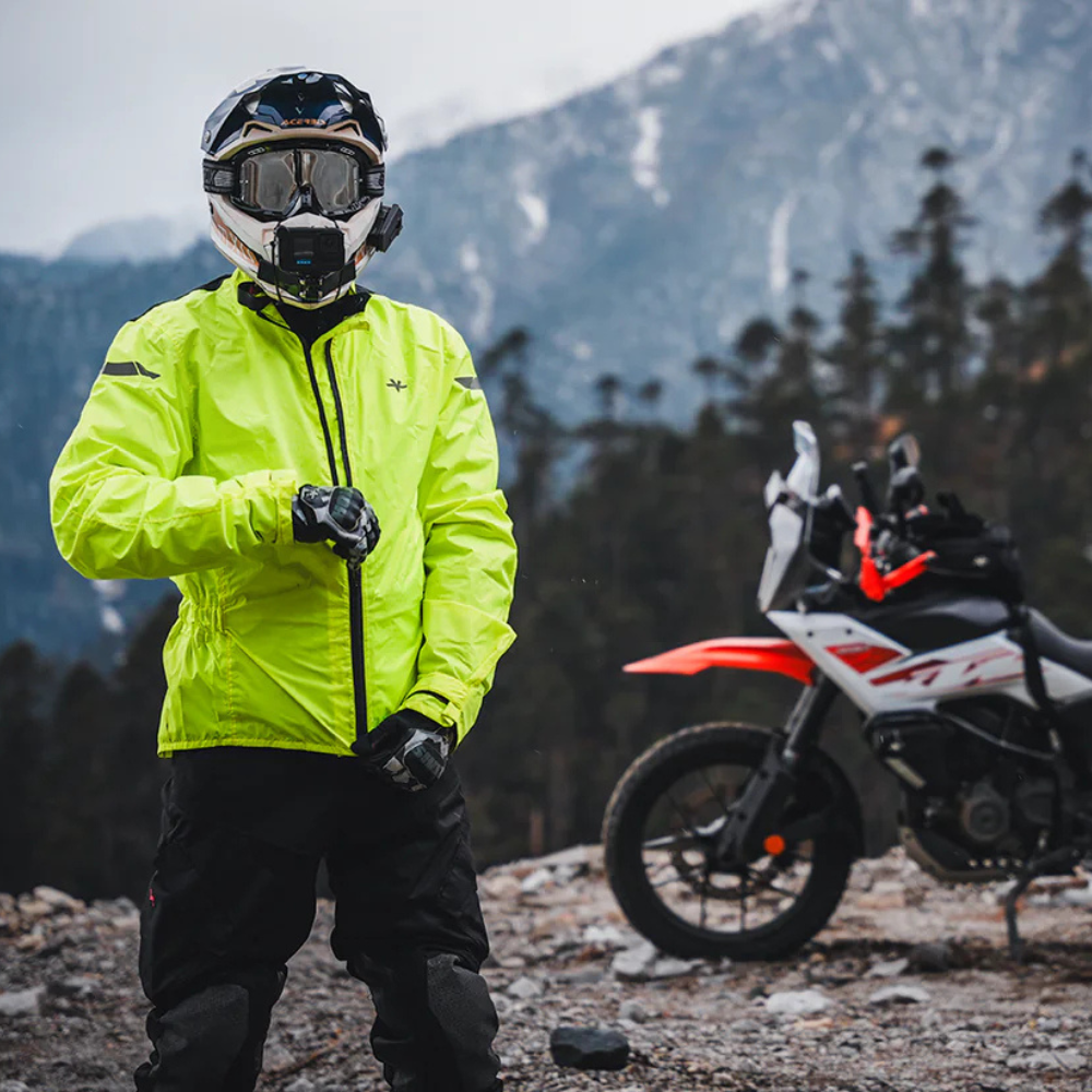 ViaTerra B100 Waterproof Motorcycle Rain Jacket (2026)