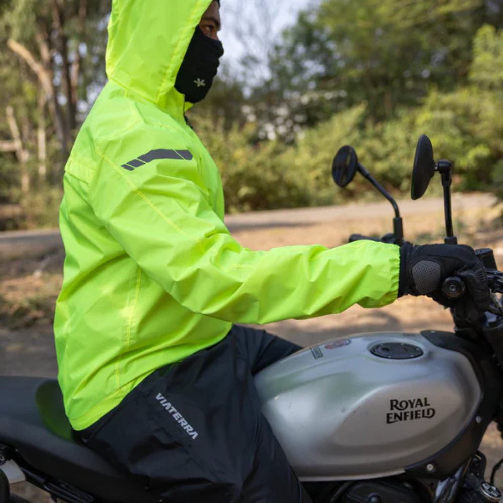 ViaTerra B100 Waterproof Motorcycle Rain Jacket (2026)
