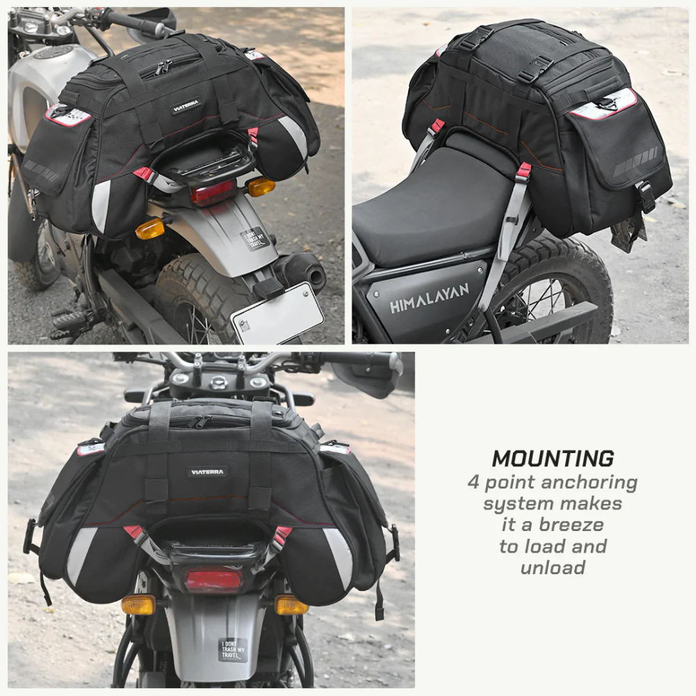 ViaTerra Claw Mini Universal Motorcycle Tailbag