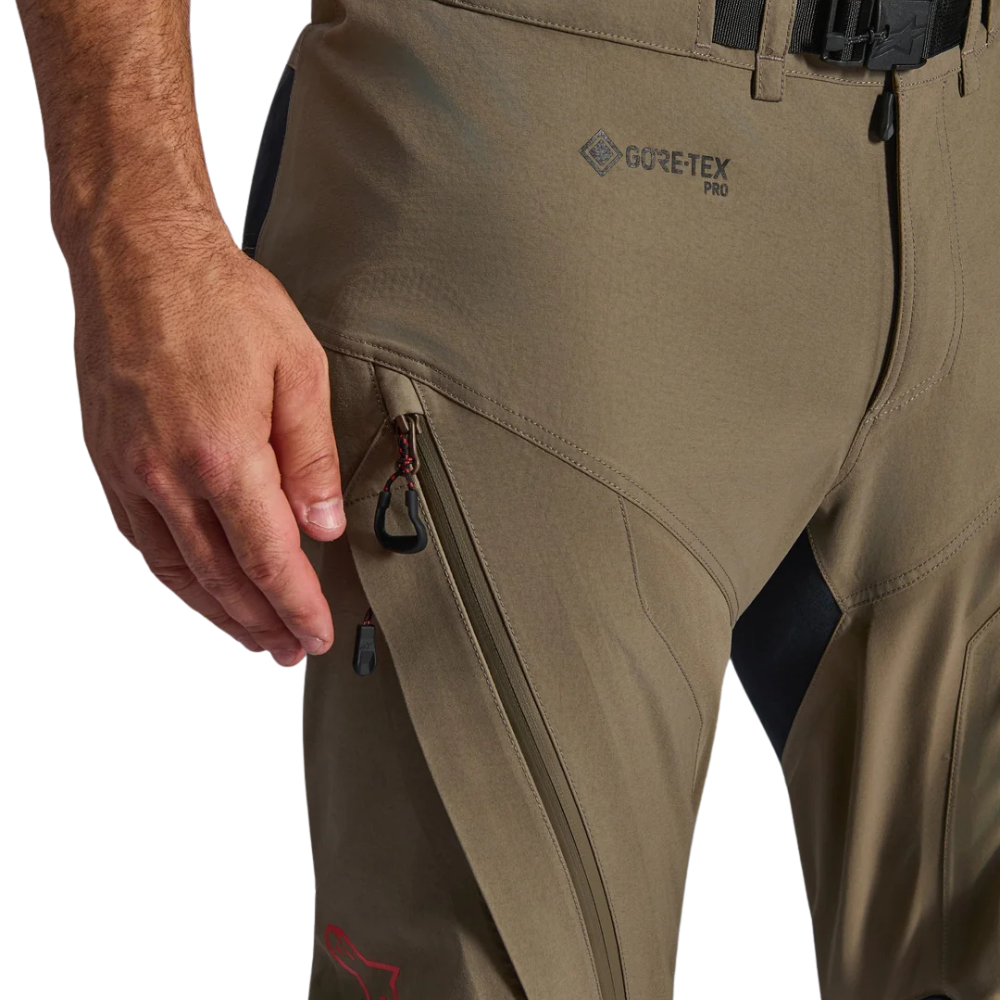 Walnut Black Alpinestars Nazca Pro touring pants with GORE-TEX