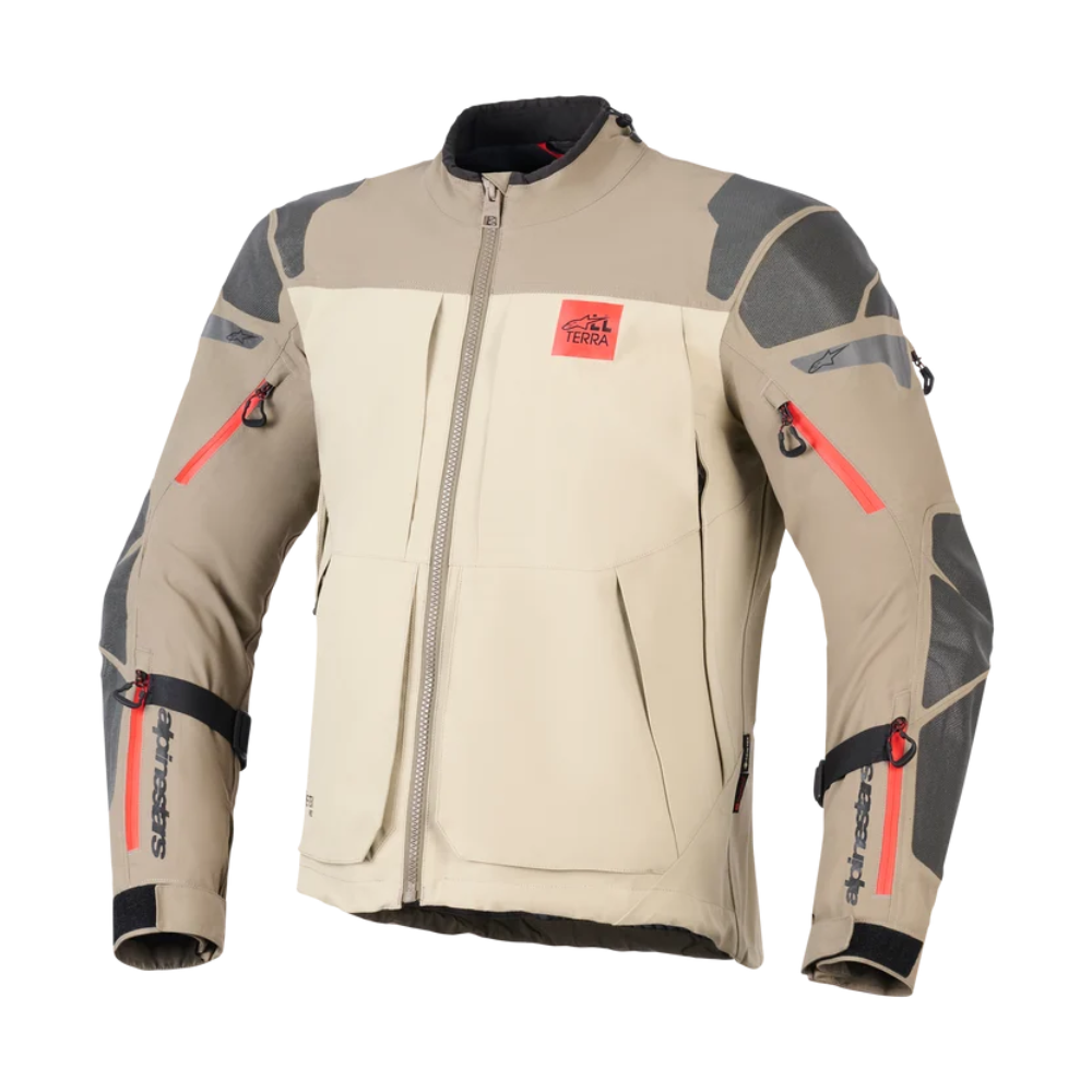 Alpinestars Nazca 3L Gore-Tex Pro Jacket in Walnut Rock Brown front view
