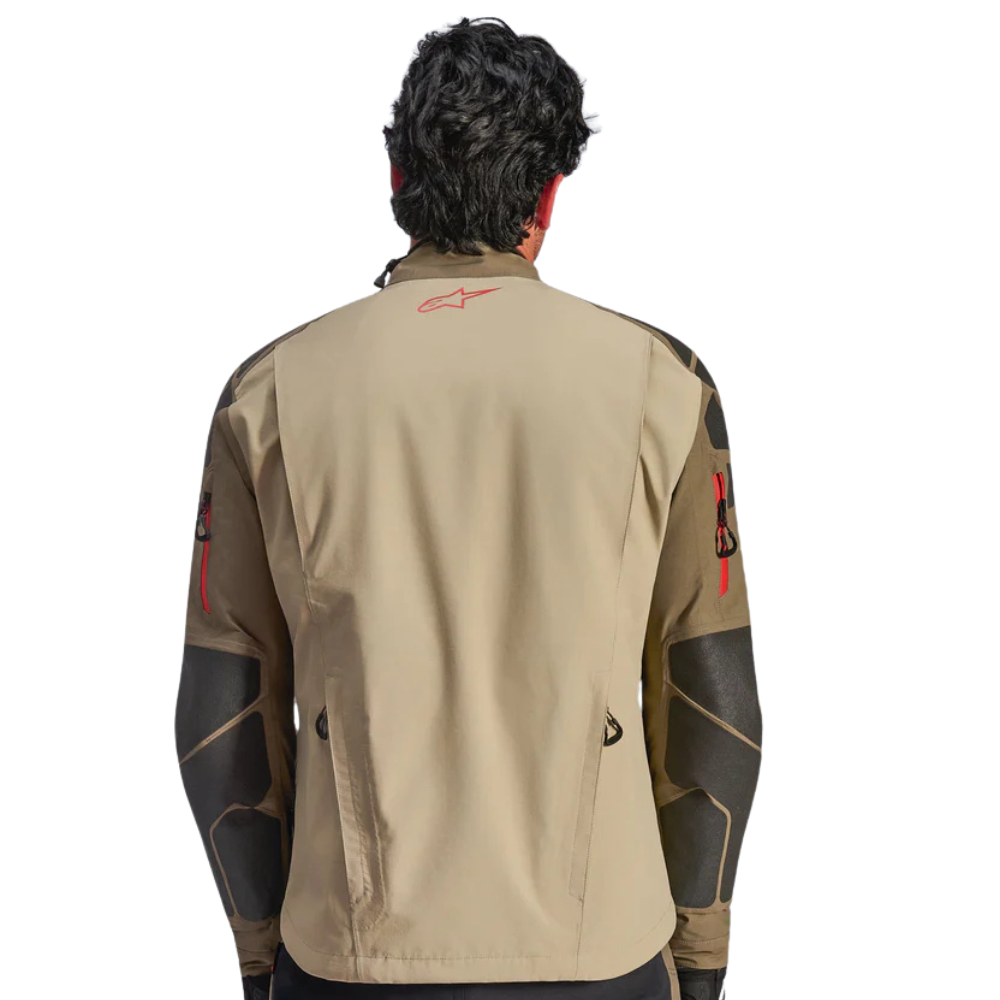Alpinestars Nazca 3L waterproof riding jacket Brown colorway