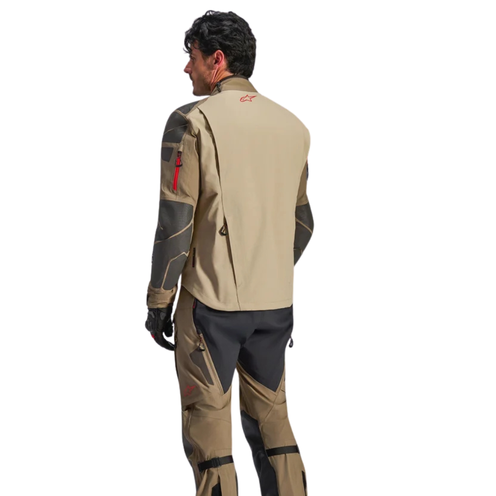 Alpinestars 3L Gore-Tex Pro motorcycle touring jacket Walnut Rock Brown