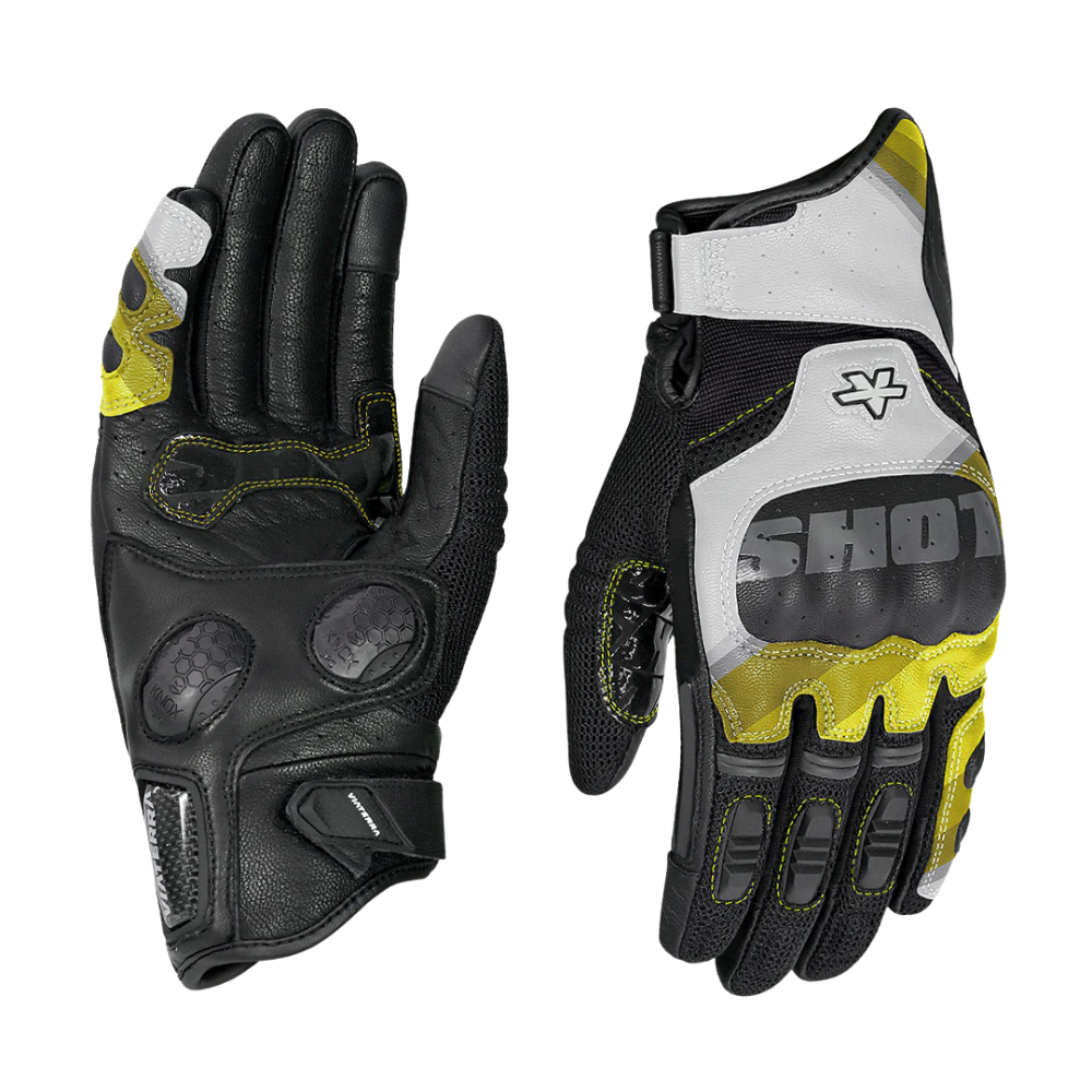 ViaTerra Holeshot Pro Semi-Gauntlet Riding Gloves