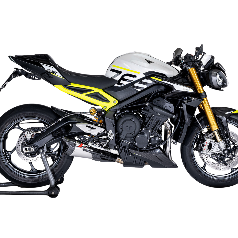 Zard Racing 3-to-1 Stainless Steel Exhaust Kit for Triumph Street Triple 765 2023+