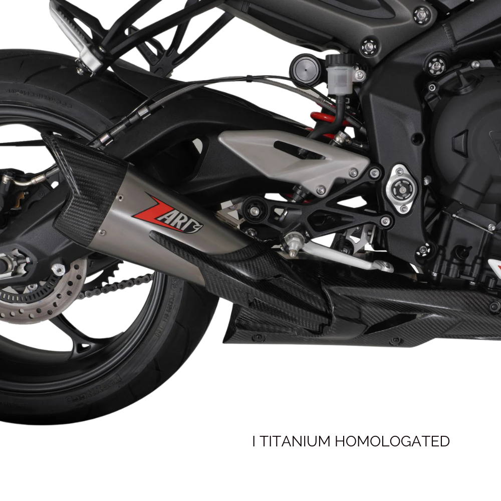 Zard Racing Full Kit Titanium Exhaust for Triumph Street Triple 765 2023+