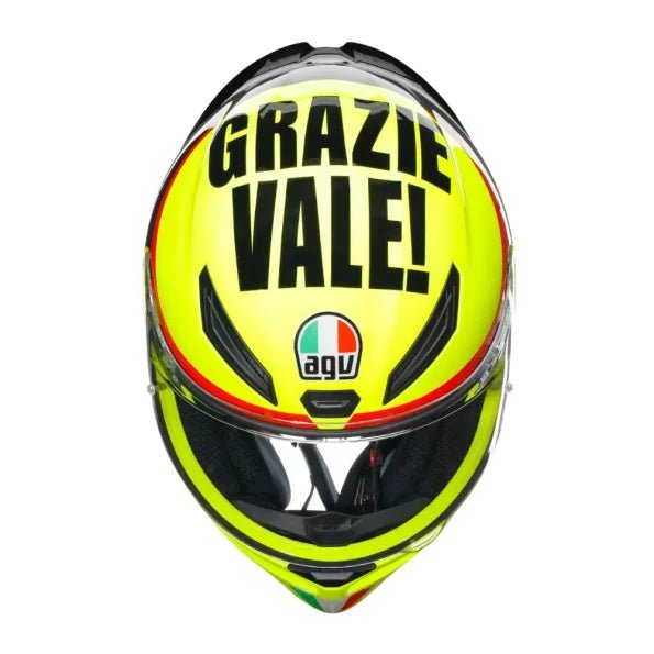 AGV K1 S Grazie Vale Helmet front view with aerodynamic shell | 6KIOM