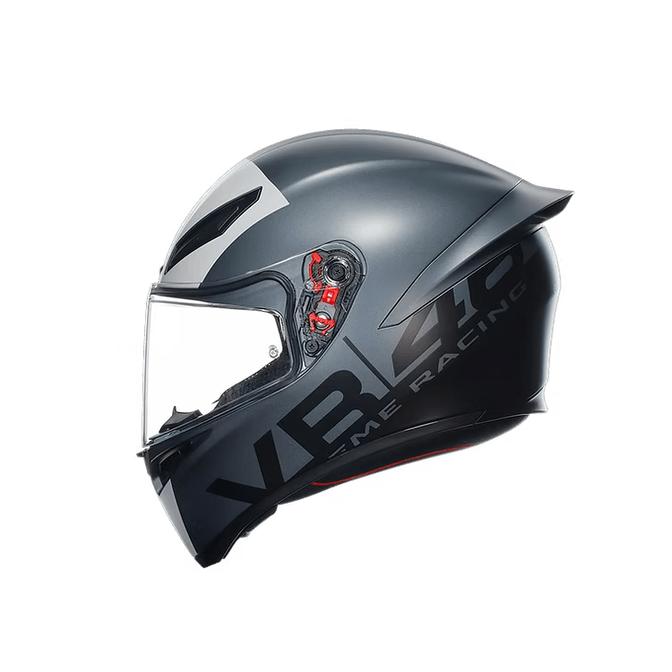 AGV K1 S Helmet Limit 46 rear detail with aerodynamic spoiler and ventilation | 6KIOM
