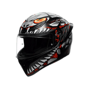 AGV K1 S Lyzard Helmet visor detail with scratch-resistant Ultravision visor | 6KIOM