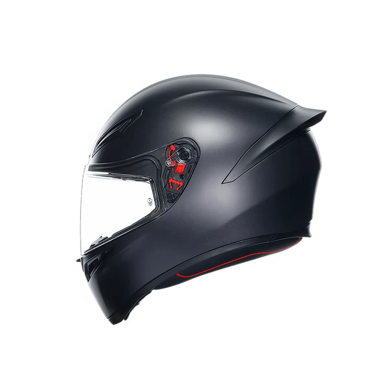 AGV K1 S Helmet Matt Black detail with high-resistance thermoplastic shell | 6KIOM