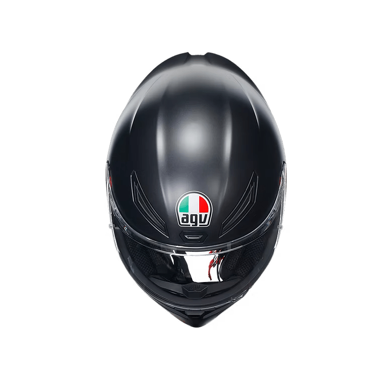 AGV K1 S Helmet Matt Black rear view with dual air extractors | 6KIOM