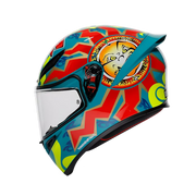AGV K1 S Rossi Mugello 1999 Helmet rear detail with dual air extractors | 6KIOM