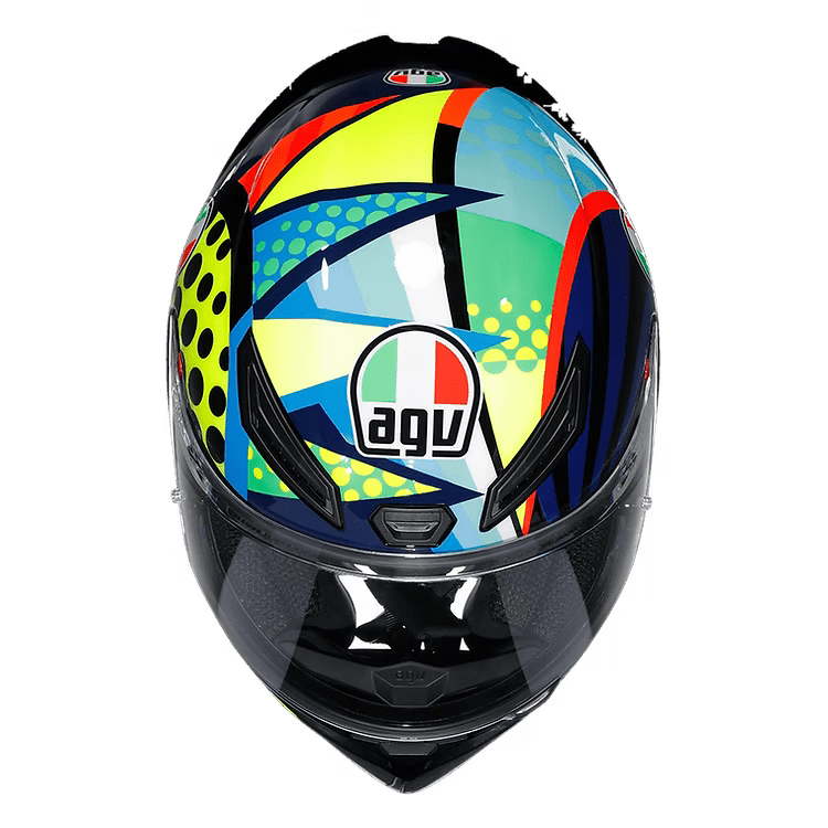 AGV K1 S Rossi Winter Test 2020 Helmet front view with adjustable air vents | 6KIOM