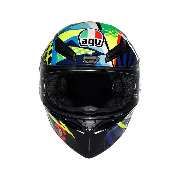AGV K1 S Rossi Winter Test 2020 Helmet visor view with Ultravision panoramic visor | 6KIOM