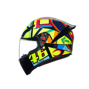 AGV K1 S Soleluna 2017 Helmet visor sideview with Ultravision panoramic visor | 6KIOM