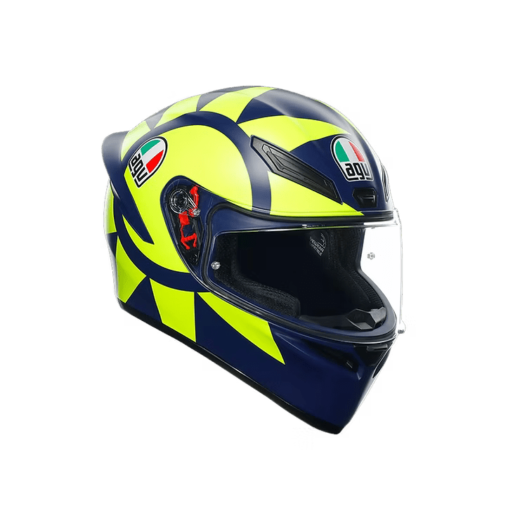 AGV K1 S Soleluna 2018 Helmet visor view with Ultravision panoramic visor | 6KIOM