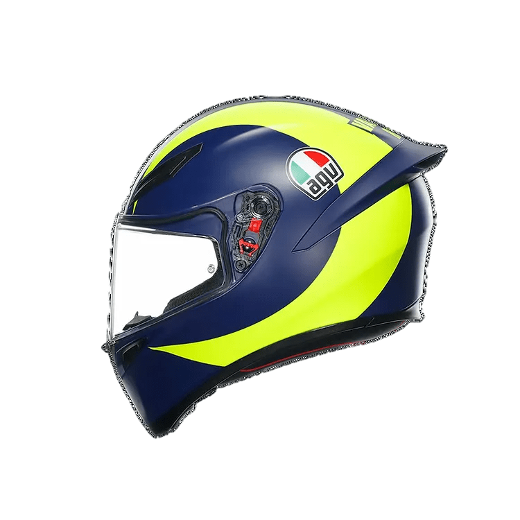 AGV K1 S Soleluna 2018 Helmet chin strap detail with Double-D retention system | 6KIOM