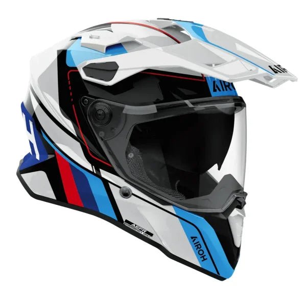 Airoh Commander 2 Skip White Red Gloss Helmet - 6KIOMHelmets