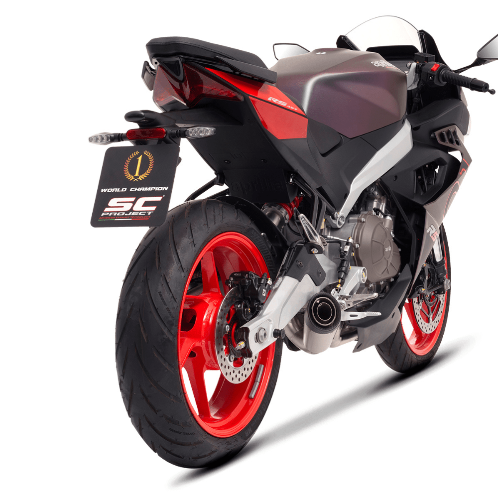 Aprilia RS 457 Full Exhaust System with S1 Muffler – SC Project - 6KIOMPerformance Parts