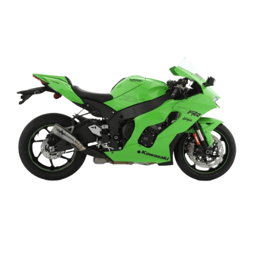 Arrow Pro - Race Slip - On Exhaust for Kawasaki ZX - 10R (2021) - Nichrome - 6KIOMPerformance Parts