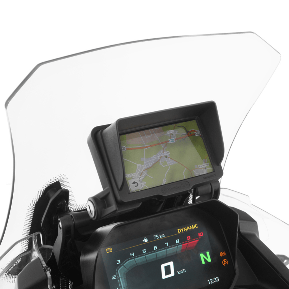BMW F 900 GS Adventure Navigator Holder with Windscreen Adjustment – Wunderlich - 6KIOMGPS Mount
