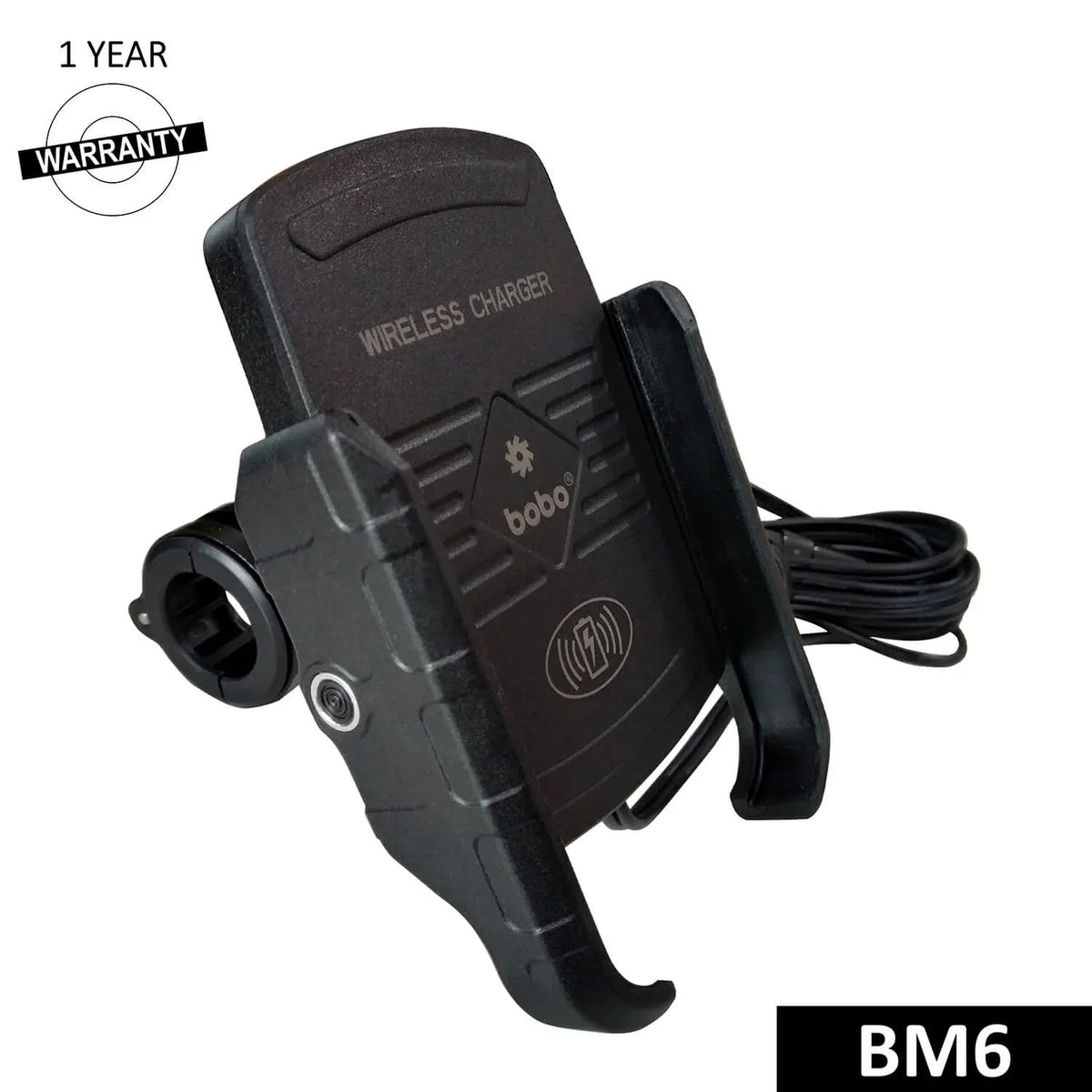 Bobo JAW – GRIP with Fast 15W Wireless Charger - 6KIOMMobile Mounts & Chargers