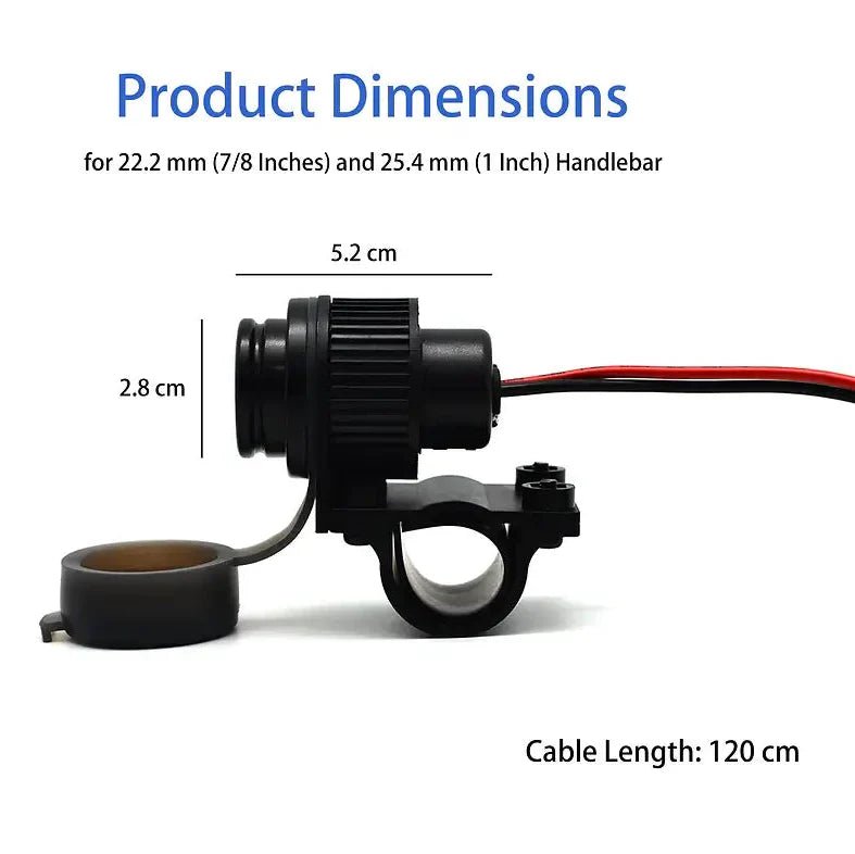 Cliff Top Magnetic USB Handlebar A+C - 6KIOMMobile Mounts & Chargers