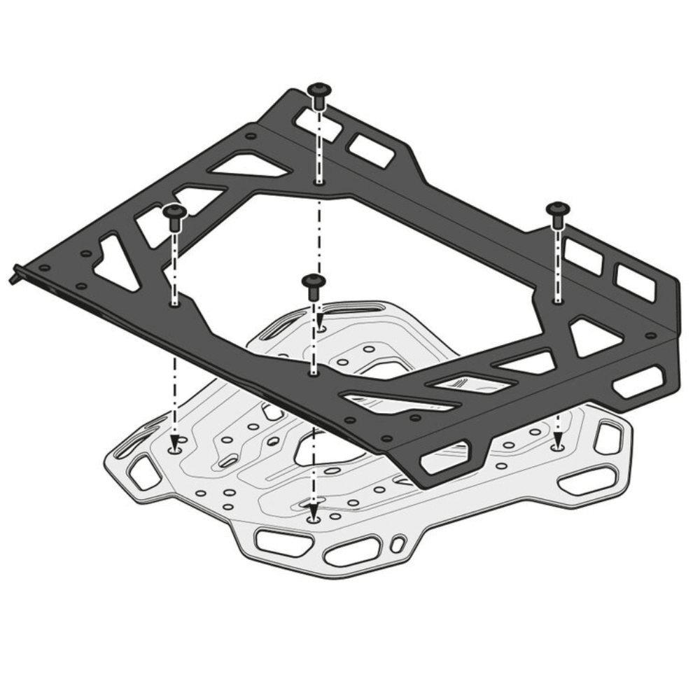 Ducati Multistrada V4 Adventure Luggage Top Rack SW - Motech - 6KIOMTop Rack