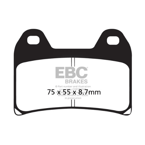 EBC FA244HH Fully Sintered Brake Pads - Front - 6KIOMPerformance Parts