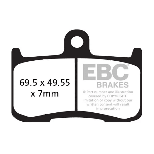 EBC FA347HH Fully Sintered Brake Pads - Front - 6KIOMPerformance Parts